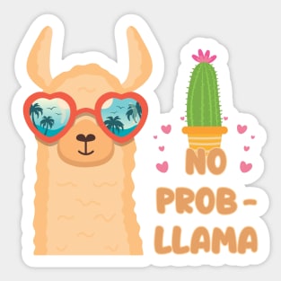 No Prob Llama Sticker